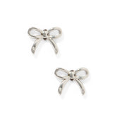 Screwback Stud Earrings - Sadie - Silver