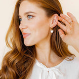 Screwback Stud Earrings - Sadie - Gold