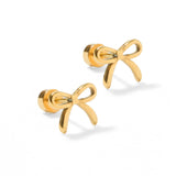 Screwback Stud Earrings - Sadie - Gold