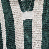 Vertical Striped Sweater : Navy / Cream