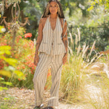 Take Me To Paris Striped Set