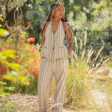 Take Me To Paris Striped Set