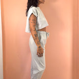 Drawstring Linen Pants by Elan - Light Teal