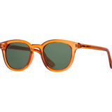 Gram Dark Orange Crystal Sunglasses w/ Green Grey Polarized Lens