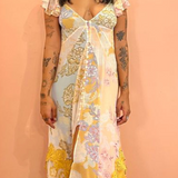 Bali Aurora Midi Slip Dress by Free People - Soft Combo