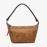 Vittoria Suede Shoulder Bag in Tan
