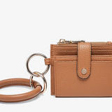 Sammie Wallet Bangle Wristlet Purse - Mocha