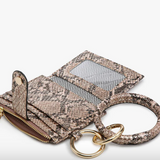 Sammie Wallet Bangle Wristlet Purse - Mocha