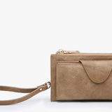 Kyla RFID Wallet in Taupe