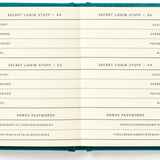 Definitely Not My Passwords - Password Diary