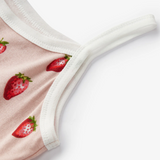 Organic Cotton Ballet Dress by Milkbarn- Strawberry
