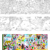 Wild Things Fold-Out Coloring Book