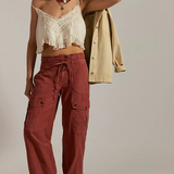 Park Ave Pant by Free People - Spiced Rum