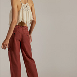 Park Ave Pant by Free People - Spiced Rum