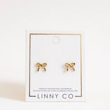 Screwback Stud Earrings - Sadie - Gold