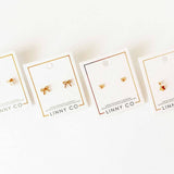 Screwback Stud Earrings - Heidi Pearl Bow