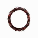 Autumn Wide Disc Marble Beaded Stretch Bracelets: Pink