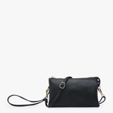Riley Convertible Cross Body Purse, Wristlet or Clutch - Sangria
