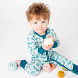 Later Gator Alligator Bamboo Convertible Pajamas - Florida Baby Gift