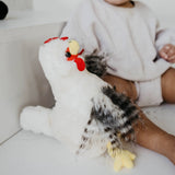 12" (27cm) Wild Onez Chicken White Plush Stuffed Animal