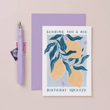 Lemons Birthday Card | Female Birthday Cards | Art Card
