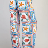 Seaside Mosiac Pants by Eesome - Seaside Mosiac