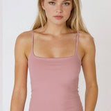 Clean Line Square Cami Chocolate