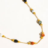 18k Gold Non-Tarnish Stackable Necklaces : Yellow Gold / Charlee-Gold