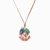 Sea Life Ocean Candy Mix Charm Cord Necklace
