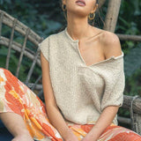 All-season Lightweight sweater: Oatmeal