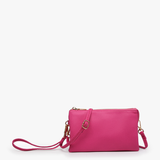 Riley Convertible Cross Body Purse, Wristlet or Clutch - Jam