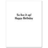 White Lotus Parker Posey Live it Up Birthday Card