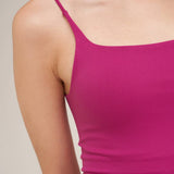Clean Line Square Cami Chocolate