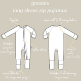 Convertible Zip Pajamas - Baby Girl Pink Storks