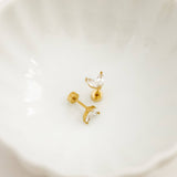 Screwback Stud Earrings - Nova