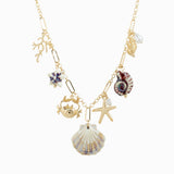 Beach Under the Sea 7 Charm Party Necklace