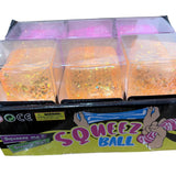 Glitter Squishy Cube - Assorted