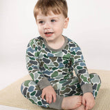 Toddler Pajamas Long Sleeve Top & Pants - Pebble Camo