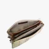 Riley Convertible Cross Body Purse, Wristlet or Clutch - Sangria