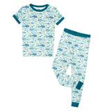 Toddler Bamboo Short Sleeve Pajama Set - Shark Friends - Emerson