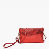 Riley Convertible Cross Body Purse, Wristlet or Clutch - Dark Emerald