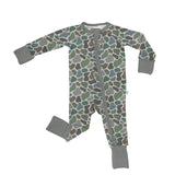 Zip Convertible PJs - Pebble Camo