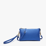 Riley Convertible Cross Body Purse, Wristlet or Clutch - Dark Emerald