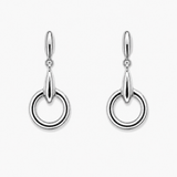 Horsebit Triple Drop Earrings: Gold