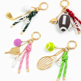 Tennis Open Gameday Love Match Bag Charm Key Chain