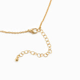 Western Double Linked Horsebit Necklace: Gold