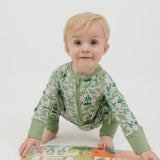 Save the Sea Turtles Bamboo Convertible Baby Pajamas