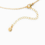 Pave Horsebit Y Drop Necklace: Gold