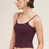 Floral Textured Lace Cami  Pearl Blush