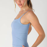 Clean Line Square Cami Chocolate